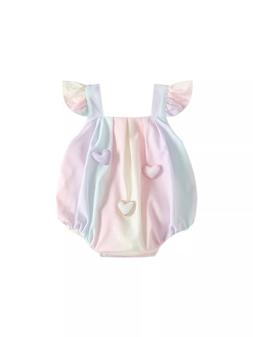 Baby Girl 3D Hearts Bodysuit