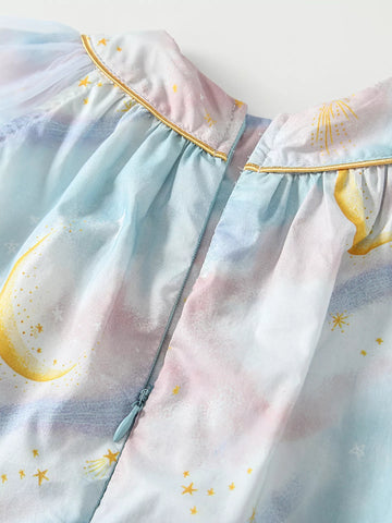 Girls Moon and Star Dress