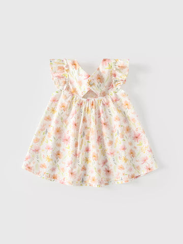 Girls Colorful Flower Dress