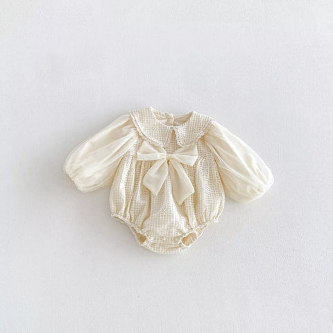 Baby Girl Autumn Big Bow Bodysuit