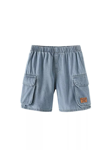 Unisex Kids Denim Shorts