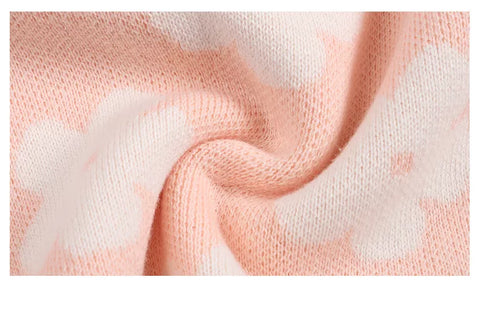 Baby Girl Flower Pattern Sweater