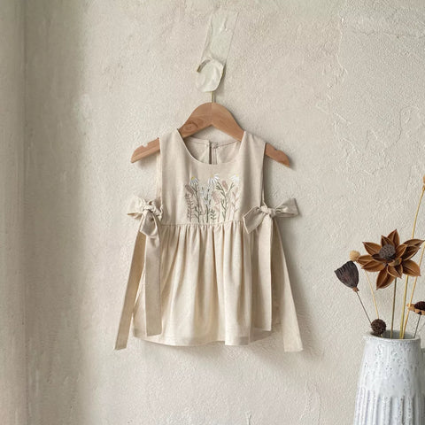 Baby Girls Wild Flower Embroidered Dress