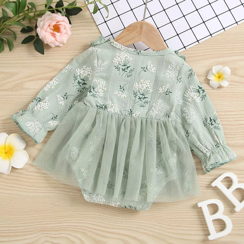 Baby Girls Spring Blossom Mesh Dress