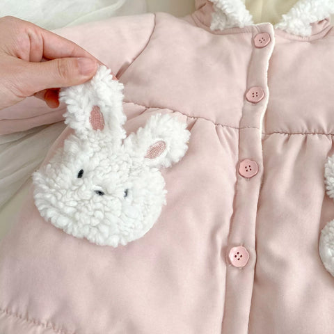 Girl Fleece Lined Bunny Coat