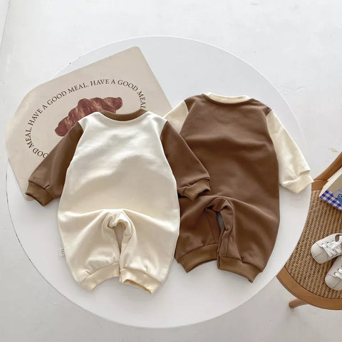 Baby 2 in 1 Faux Bear Overall Romper