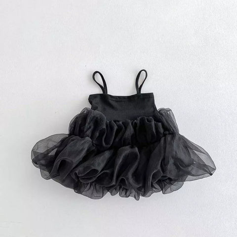Girls Bubble Hem Cami Dress