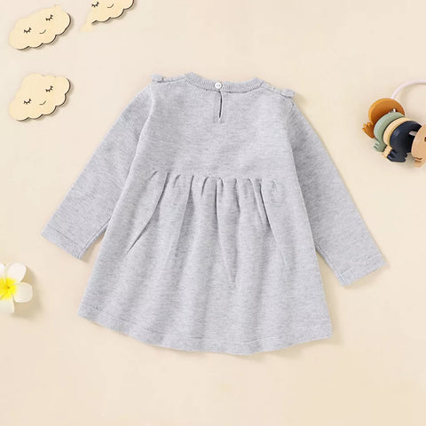 Baby Girls Daisy Knit Sweater Dress