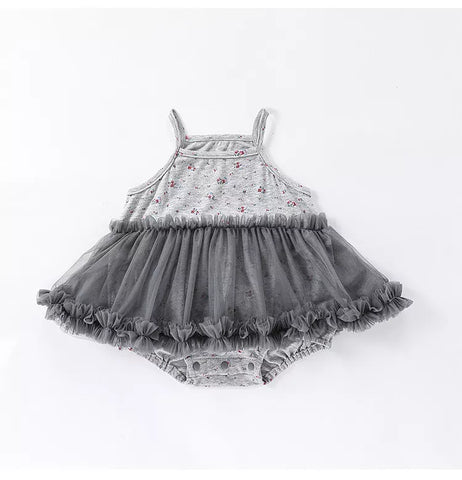 2 Pc Baby Girl Summer Cami Tutu Bodysuit