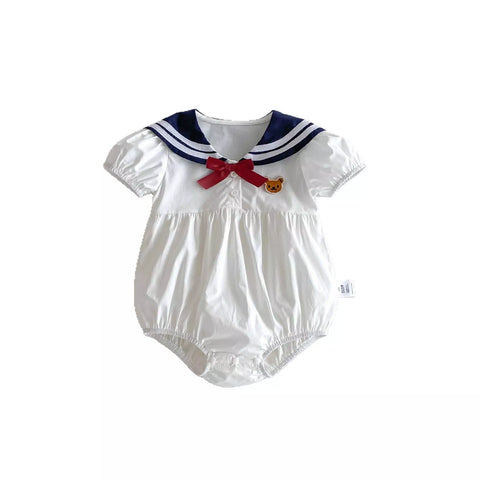 Baby Girl Sailor Theme Bodysuit