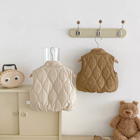 Baby Boy Padded Bomber Vest