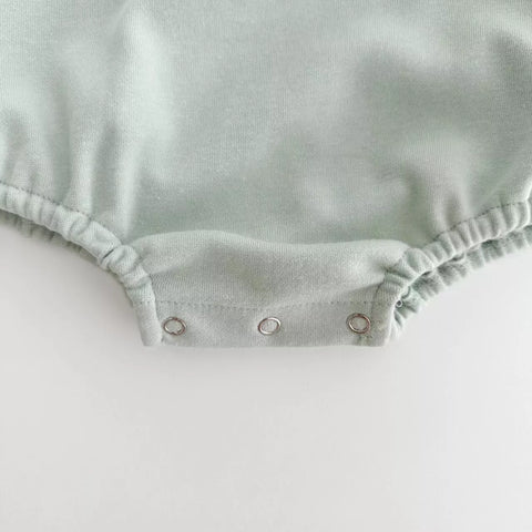 Baby Boy Bear & Fox Print Polo Bodysuit