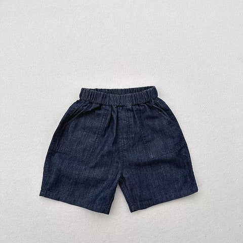 Boys Wide Leg Denim Shorts