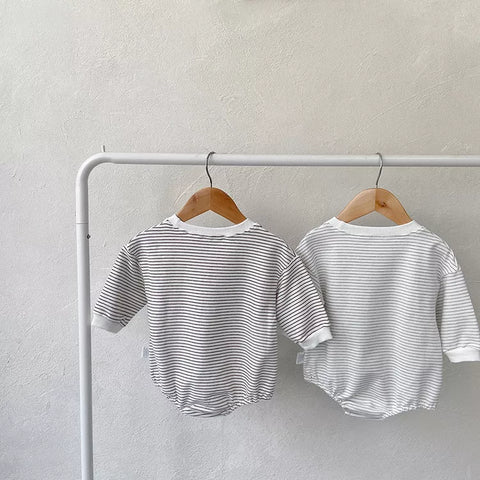 Baby Boy Large Pocket Stripe Bodysuit