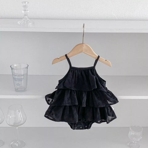 Baby Girl Tiered Cami Bodysuit Dress