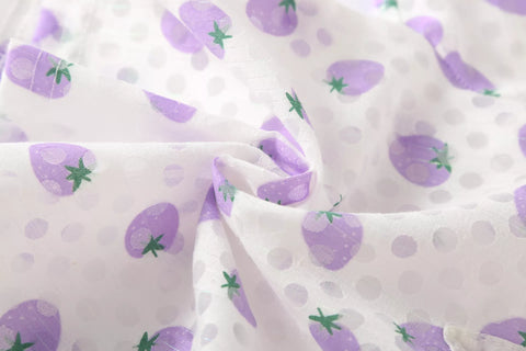 3 Pc Baby Girl Berries Overall Dress w/ Hat