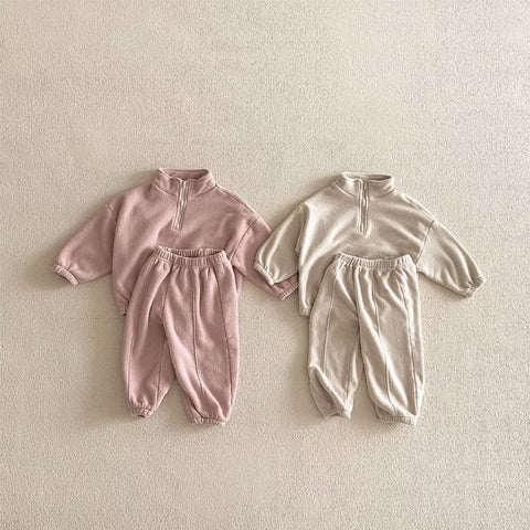 Baby Quarter Zip Fleece Tracksuit
