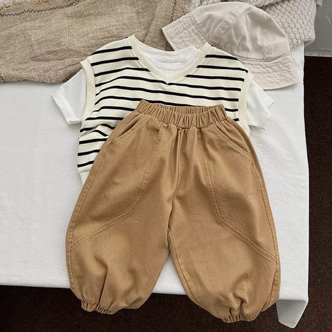 Boys Casual Barrel Pants