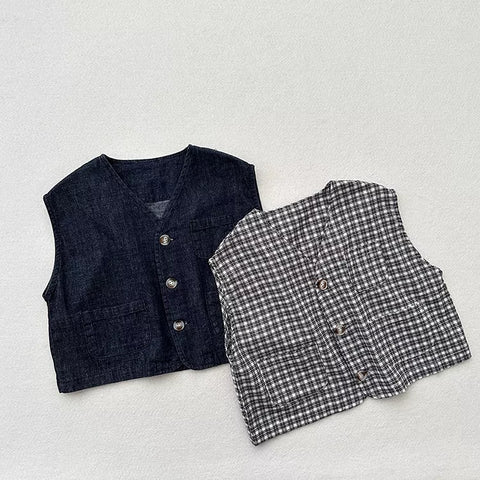 Baby Boy Boxy Pocket Light Vest