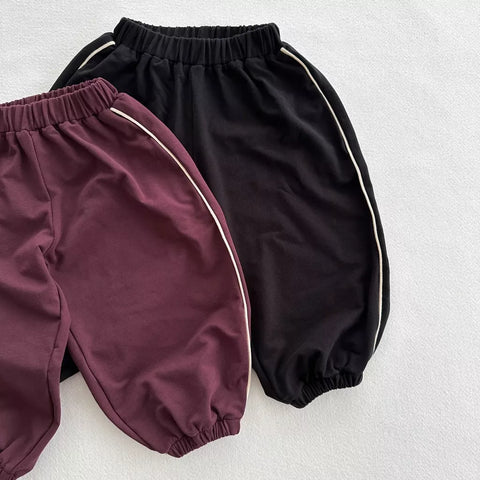 Boys Trendy Contrast Stripe Sport Pants