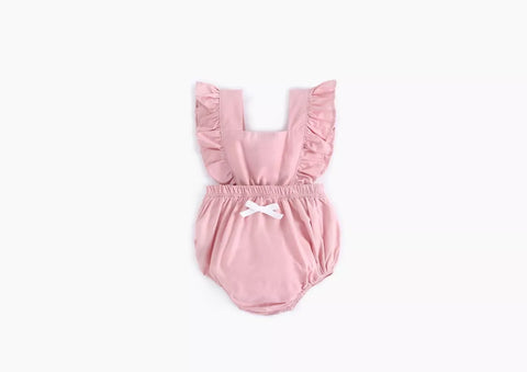 Baby Girl Cotton Ruffle Bodysuit
