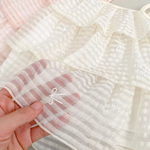 Baby Girl Tiered Striped Cami Dress