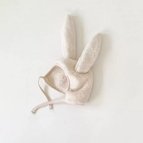 2 Pc Unisex Baby Fleece Bunny Bodysuit w/ Ears Hat