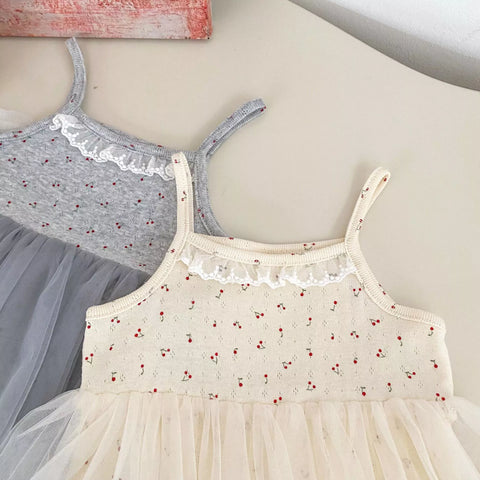 Baby Girl Cami Mesh Skirt Bodysuit