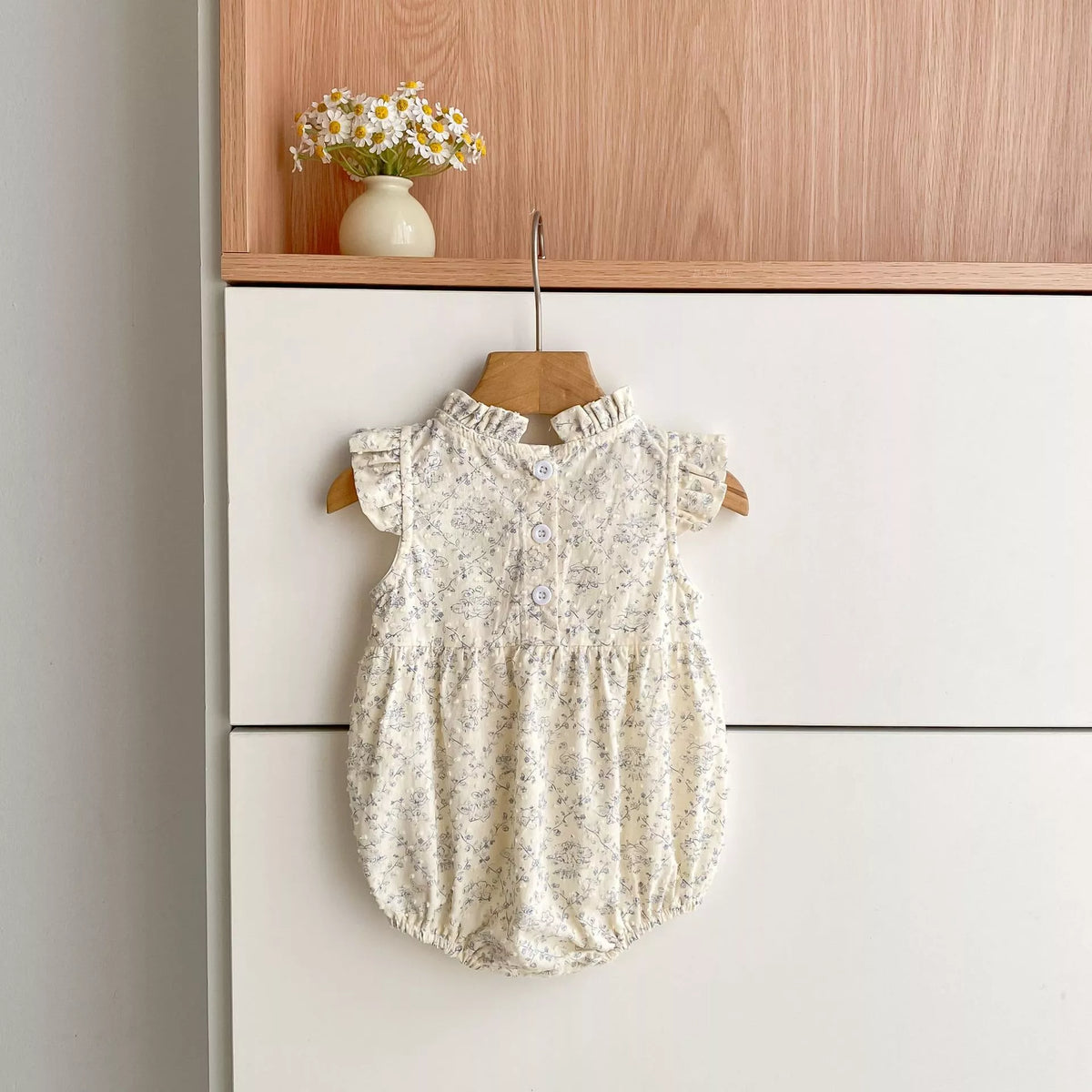 Girls High Ruffle Neck Pleat Detail Bodysuit or Dress