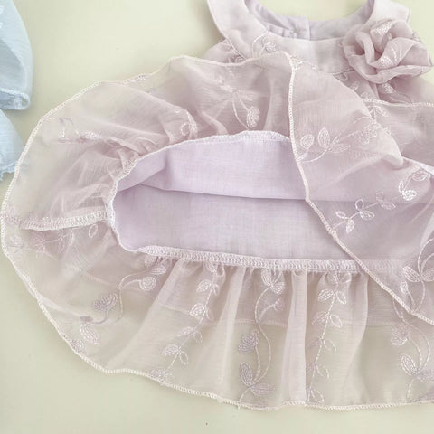 2 Pc Halter Rosette Top & Wide Pants Set