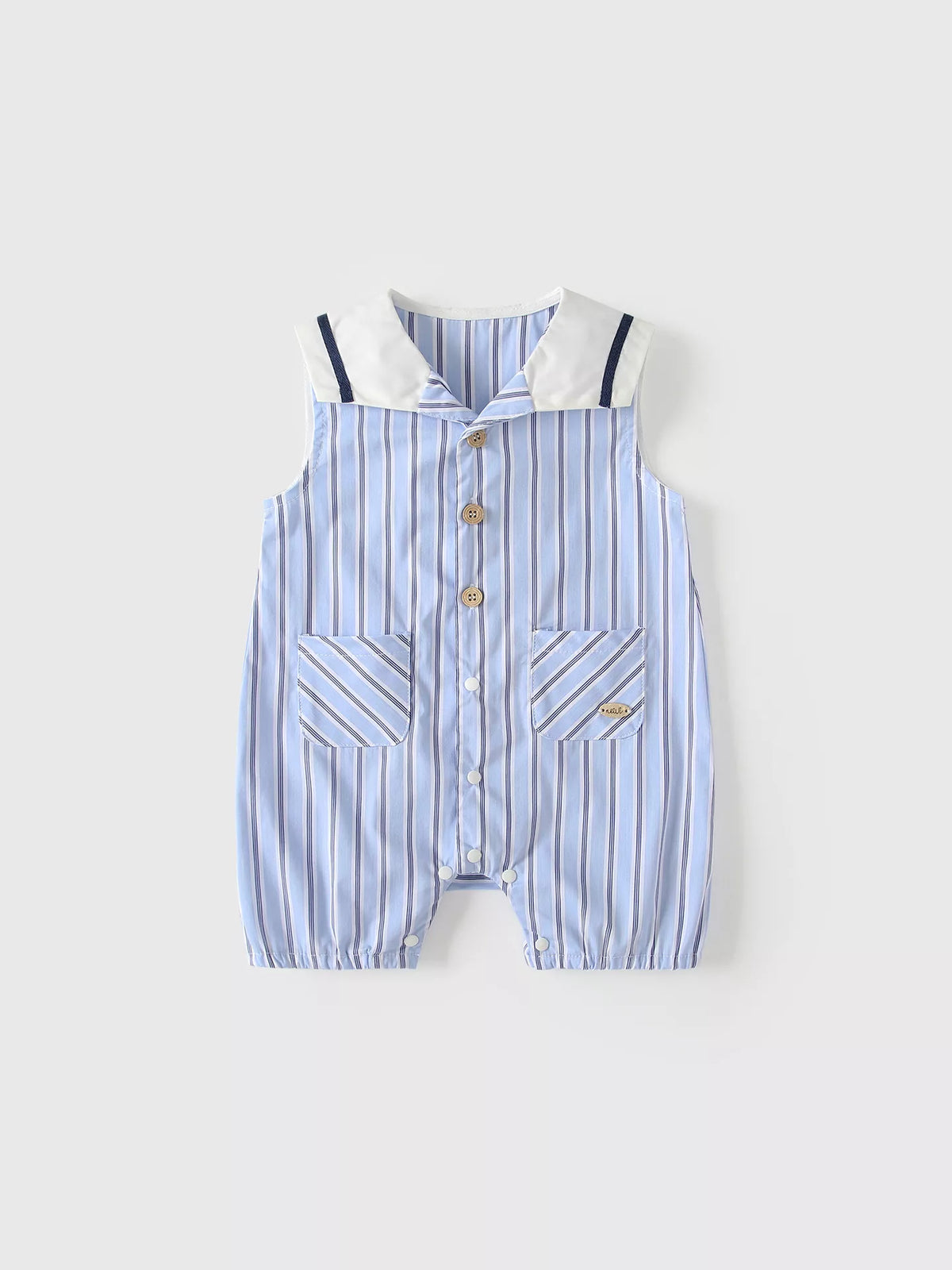 Baby Boy Sailor Stripe Romper