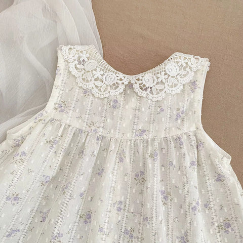 2 Pc Girls Romantic Boho Floral Print Set