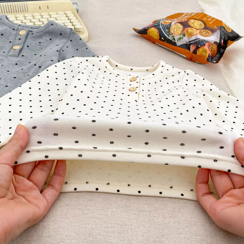 3 Pc Baby Boy Polka-Dot Shirt, Denim Vest & Pants Set