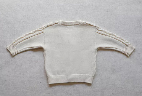 Baby Cable Knit Cardigan Sweater