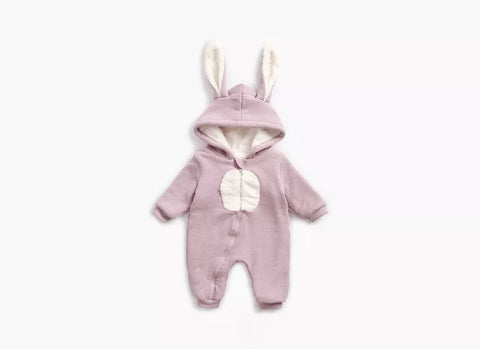 Baby Thick Fleece Lined Bunny Suit