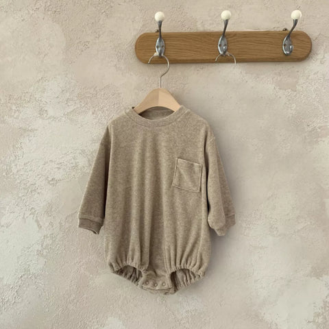 Baby Ultra Soft Pocket Sweater Bodysuit