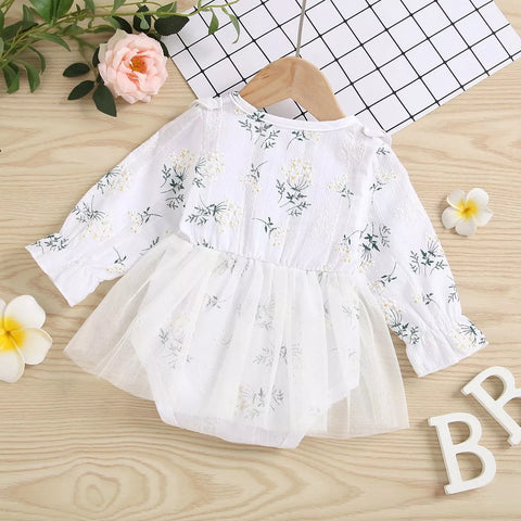 Baby Girls Spring Blossom Mesh Dress