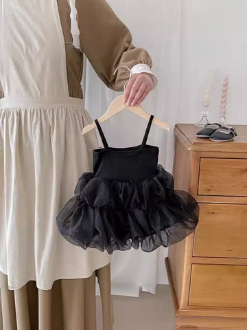 Girls Bubble Hem Cami Dress