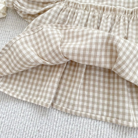 2 Pc Baby Girl Cotton Bloomer Shorts Set