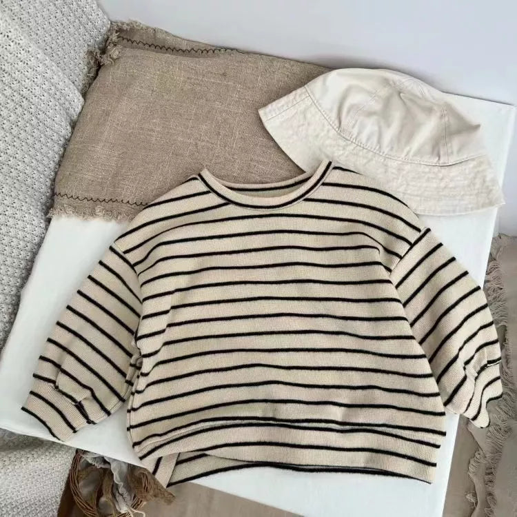 Baby Boy Stripe Oversized Shirt