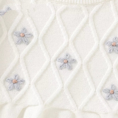 Baby Girls Daisy Knit Sweater Dress