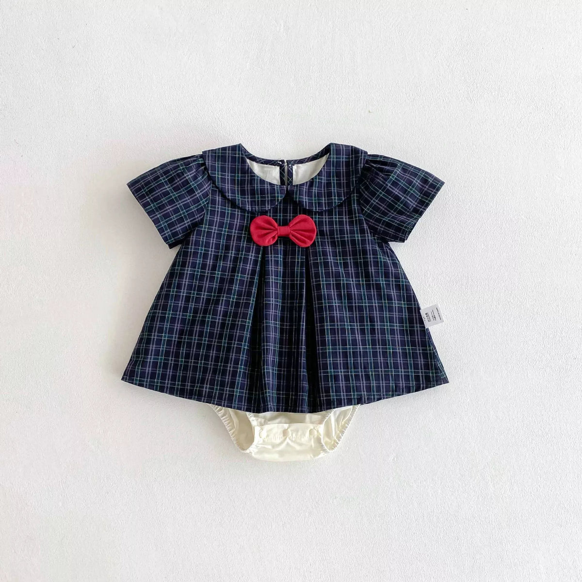 Baby Girl Madeline Plaid Bodysuit Dress