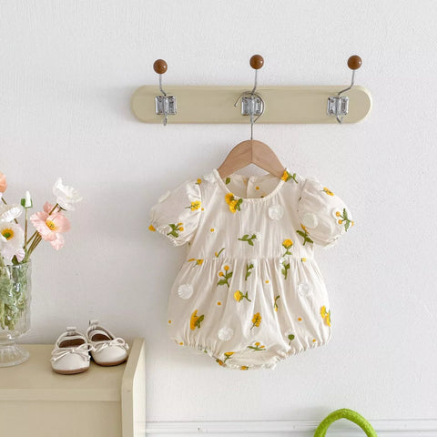 Baby Girl 3D Spring Blossom Bodysuit
