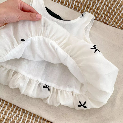 2 Pc Girls Bow Bubble Shirt and Shorts Set