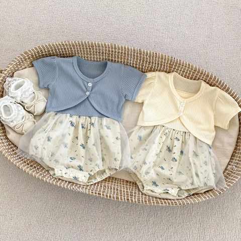 2 Pc Baby Girls Summer Cami Dress with Bolero