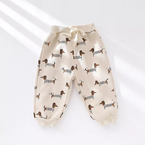 2 Pc Baby Print Cardigan Sweater Set