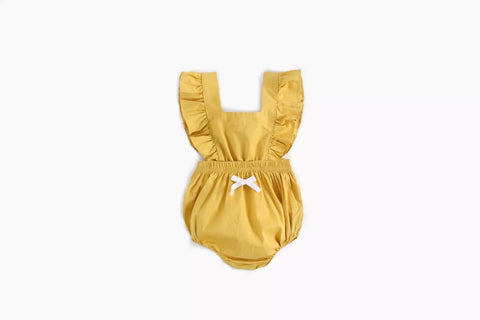 Baby Girl Cotton Ruffle Bodysuit