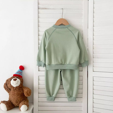 2 Pc Unisex Baby Toddler Dessert Print Sweat Suit