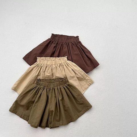 Baby Girl Wide Leg Skirt Skort