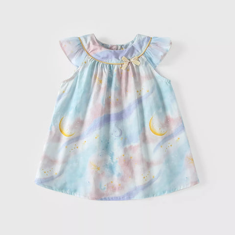 Girls Moon and Star Dress